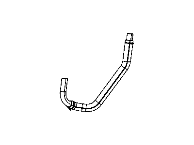 Jeep 52089641AD HOSE Power Steering Return Cooler to Reservoir