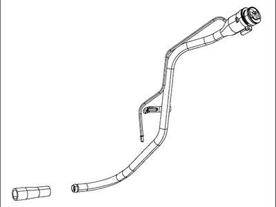 Dodge 68061727AG TUBE Fuel Filler