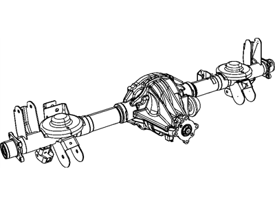 Chrysler 68003663AA AXLE Service Rear