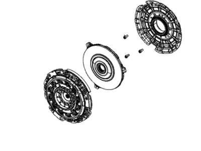 Dodge 68159572AB CLUTCH KIT Dual Dry Clutch Transmission
