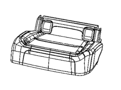 Jeep 7EG23LA3AA COVER Rear Seat Cushion Left