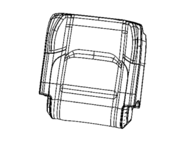 Mopar 7EG21LA3AA Cover Rear Seat Back Left