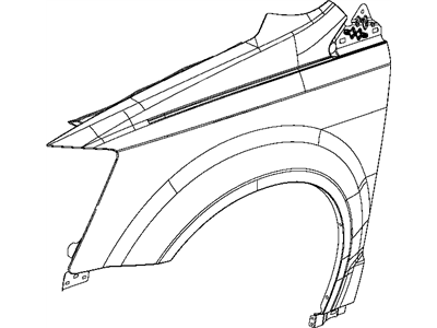 Dodge 68029129AB PANEL Fender