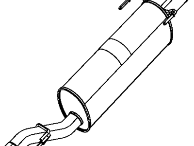 Ram 52121372AF MUFFLER Exhaust