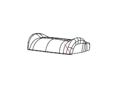 Jeep 1NU191DVAA COVER Front Seat Cushion