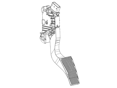 Jeep 68267286AB Pedal Travel Sensor