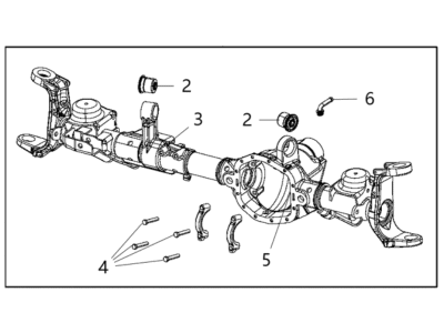 Jeep 68476399AA HOUSING Axle