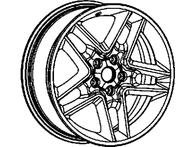 Mopar 1QX10GSAAA Wheel Aluminum