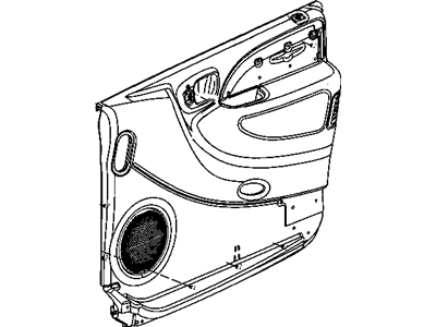 Chrysler TM811L5AH PANEL Front Door Trim