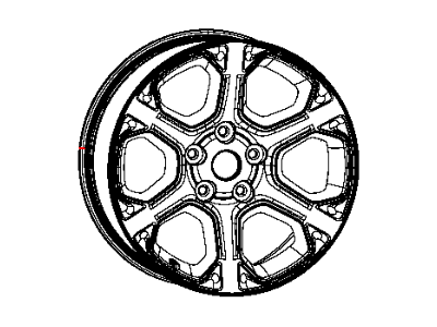 Ram 1UB19SZ0AA WHEEL Aluminum