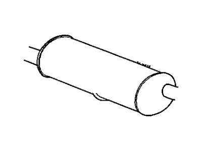 4880841AD Mopar Muffler Exhaust Illustration 1 of 1