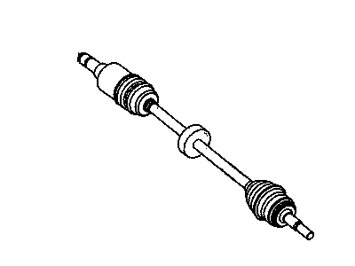 Chrysler 4668918AA SHAFT Axle Half