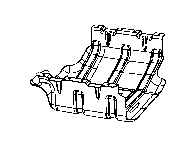 Ram 5031067AB SKID PLATE Fuel Tank