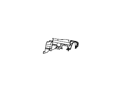 Mopar 1RN30DX9AB Shroud Steering Column Upper 1RN30DX9AB Mopar Shroud Steering Column Upper Illustration 1 of 1