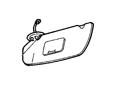 Dodge 5GW39TL2AD VISOR W/Mirror