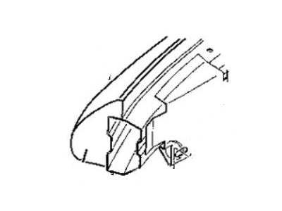 Mopar 4708345 Reinforcement, Front Mopar 4708345 Reinforcement, Front