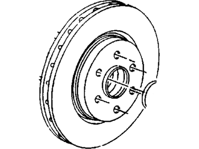 1999 Dodge Viper Brake Disc - 4642122AC