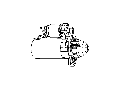 Mopar 4801849AB Starter Engine