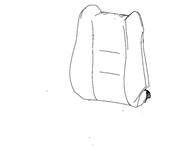 Jeep 6FY94YSAAA COVER Front Seat Back