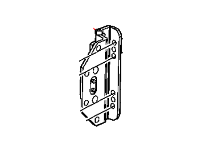 Dodge 4865462AC HINGE Front Door