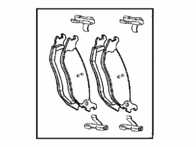 Mopar V4010898 Pad Kit Rear Disc Brake V - Line Kits Do Not Include Clips. Mopar V4010898 Pad Kit Rear Disc Brake V - Line Kits Do Not Include Clips.