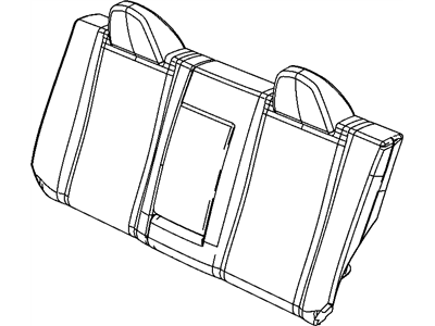 Mopar 1US61HL1AA Armrest Seat 1US61HL1AA Mopar Armrest Seat Illustration 1 of 1