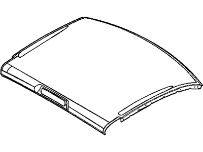 Dodge 68072149AA PANEL Roof Without Sunroof Opening