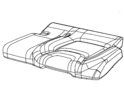 Jeep 6QB31HL1AA COVER Rear Seat Cushion Left