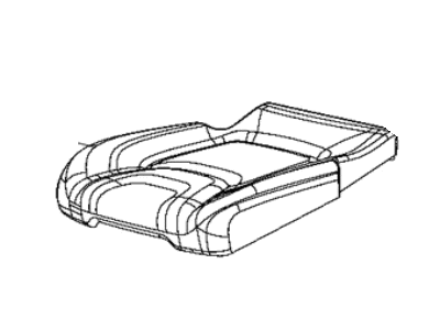 Mopar 6QB30HL1AA Cover Rear Seat Cushion Right