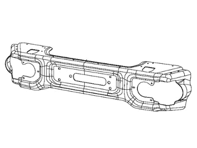 Jeep 68277078AA BUMPER Front