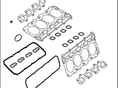Jeep 68294133AA GASKET KIT Long Block Engine Installation The Gaskets That Are Included With The Upper And Lower Engine Gasket Kits May NOT Be Included With This Kit. If Gasket Is NOT Included It Is Indicated Below.