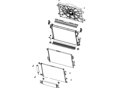 Dodge Charger Fan Blade - 55111282AC