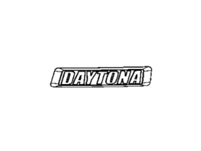 Dodge 68420463AC NAMEPLATE Daytona
