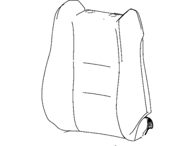 Dodge 6NK48DX9AA COVER Front Seat Back