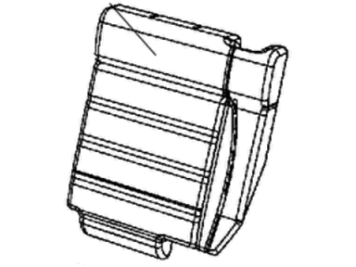 Mopar 5LW89DX9AA Cover Rear Seat Back Left
