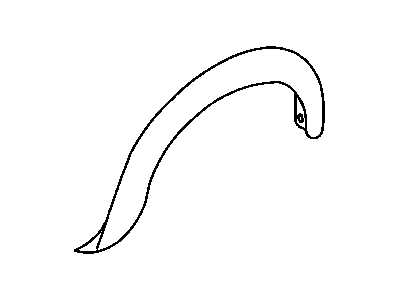 Mopar 5125142AA Molding Wheel Opening Flare