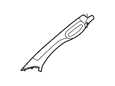 Dodge 5GR28TL2AF MOLDING A PILLAR