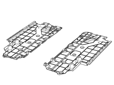 Ram 68266788AA SHIELD Floor Pan