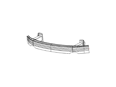 Chrysler 68096057AC REINFORCEMENT Front Bumper