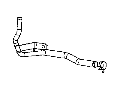 Dodge 5086825AB Heater Hose
