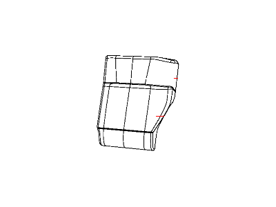 Dodge 1LY281KAAA COVER Rear Seat Back 40% Side