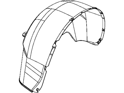 Ram 68148510AA SHIELD Wheelhouse