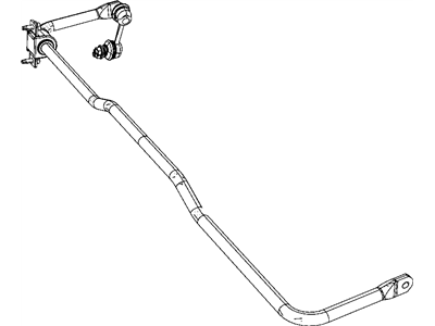 Mopar 4766539AB Stabilizer Bar Rear Suspension Mopar 4766539AB Stabilizer Bar Rear Suspension
