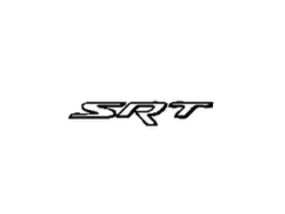 Dodge 68495993AA NAMEPLATE SRT