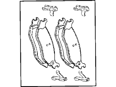 Mopar 68071076AA Pad Kit Rear Disc Brake