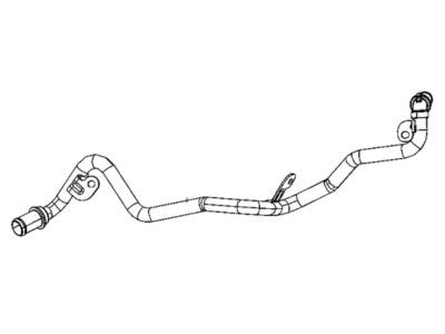 Jeep 68490191AA HOSE EGR Cooler