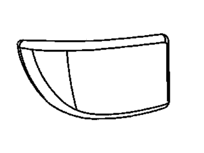 Mopar 5023709AA Reflector Door Trim Panel Mopar 5023709AA Reflector Door Trim Panel