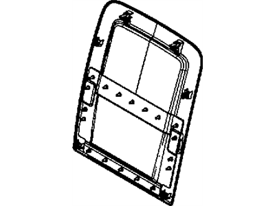 Dodge 1WC28XDBAA PANEL Seat Back