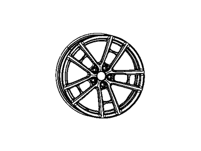 Dodge 6DD07NTSAB WHEEL Aluminum