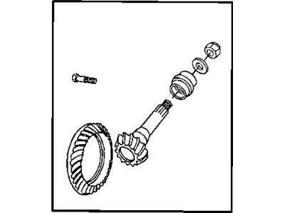 Dodge 68031907AA GEAR KIT Ring And Pinion